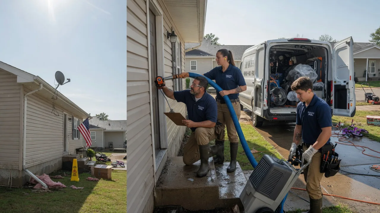 Ceiling Water Damage Restoration in Strongstown, PA near me